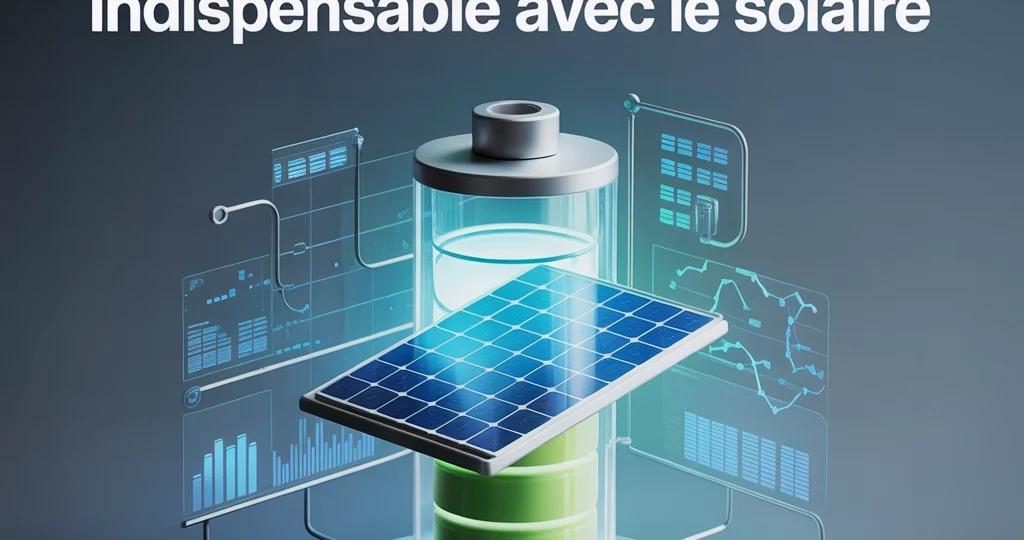 Le stockage d’énergie : pourquoi c’est devenu indispensable avec le solaire