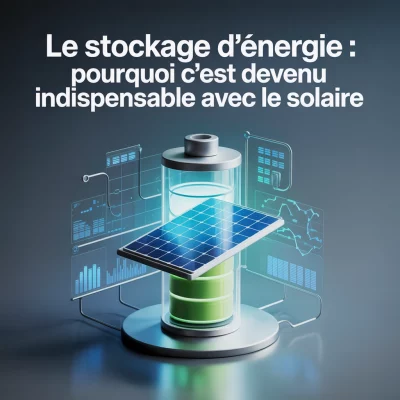 Le stockage d’énergie : pourquoi c’est devenu indispensable avec le solaire