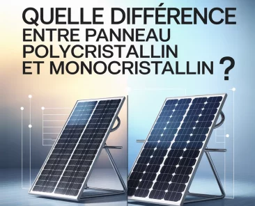 Quelle différence entre panneau polycristallin et monocristallin ?