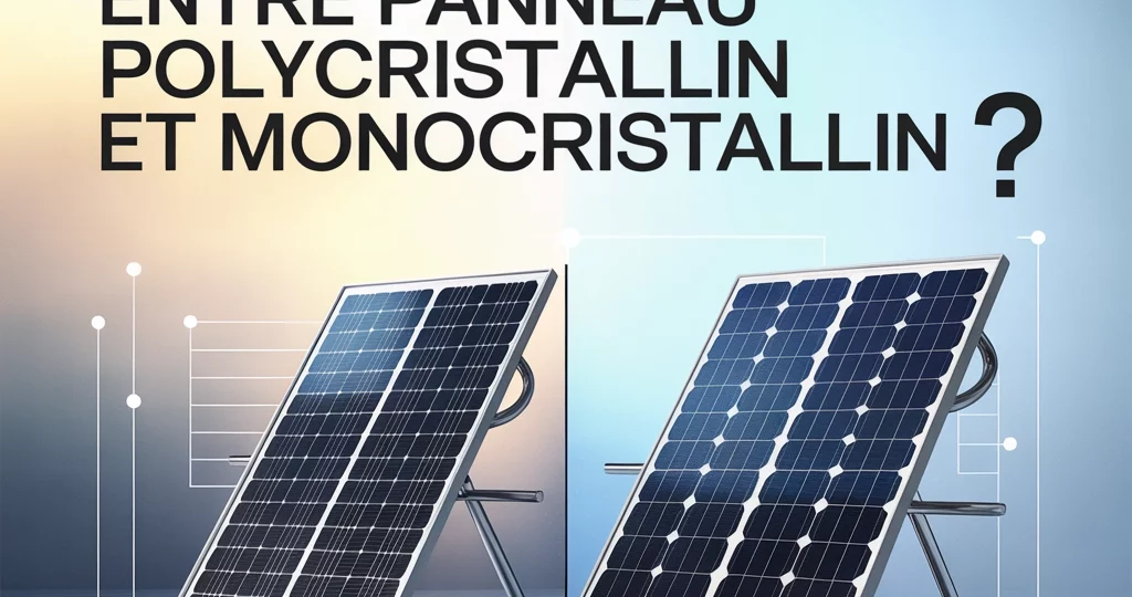 Quelle différence entre panneau polycristallin et monocristallin ?