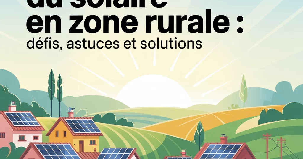 Installer du solaire en zone rurale : défis, astuces et solutions