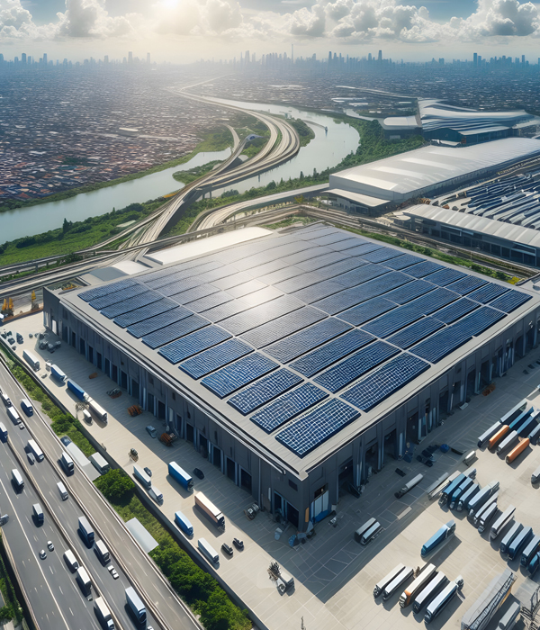 Les panneaux photovoltaïques pour l'Industrie automobiles