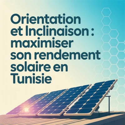 Orientation et inclinaison : maximiser son rendement solaire en Tunisie