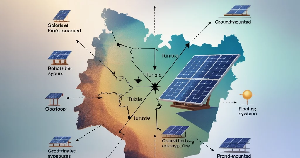Supports et lieux d'installation des panneaux photovoltaïques en Tunisie