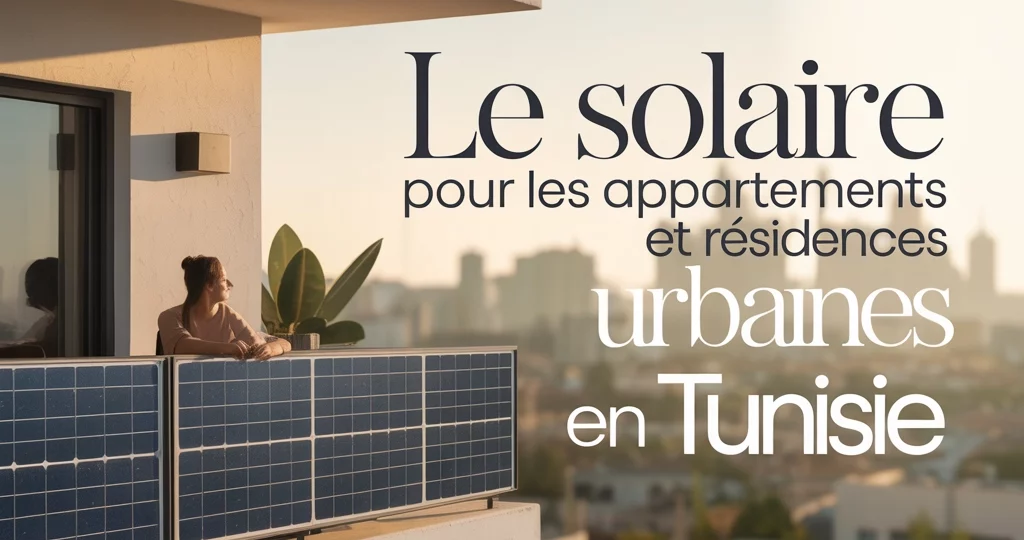 Le solaire pour les appartements et résidences urbaines en Tunisie