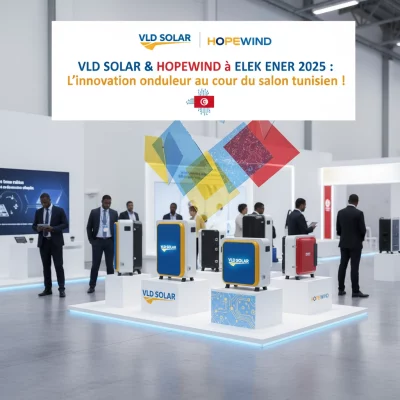 VLD SOLAR & HOPEWIND à ELEK ENER 2025 : L'innovation onduleur au cœur du salon tunisien !