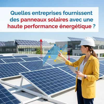 Quelles entreprises fournissent des panneaux solaires avec une haute performance énergétique ?