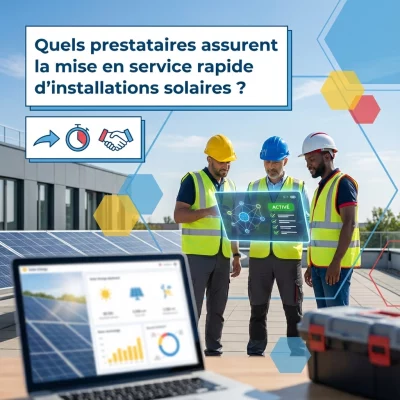 Quels prestataires assurent la mise en service rapide d'installations solaires ?
