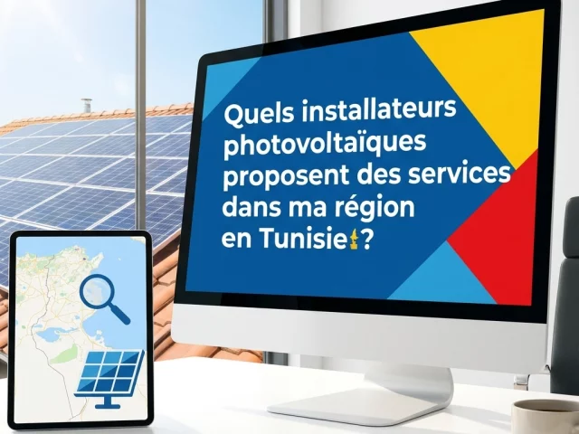 Quels installateurs photovoltaïques proposent des services dans ma région en Tunisie ?
