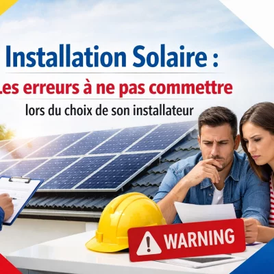 Installation Solaire : Les erreurs à ne pas commettre lors du choix de son installateur