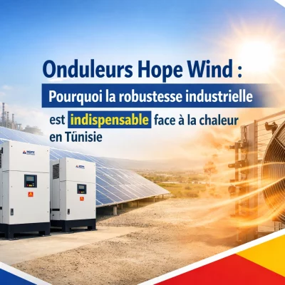 Onduleurs Hope Wind : Pourquoi la robustesse industrielle est indispensable face à la chaleur en Tunisie