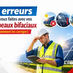 7 erreurs que vous faites avec vos panneaux bifaciaux (et comment les corriger)