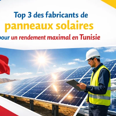 Top 3 fabricants de panneaux solaires pour un rendement maximal en Tunisie