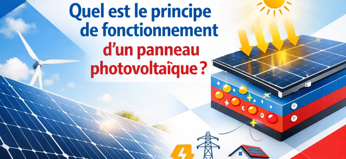 Quel est le principe de fonctionnement d'un panneau photovoltaïque ?