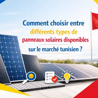 Comment choisir entre différents types de panneaux solaires disponibles sur le marché tunisien ?