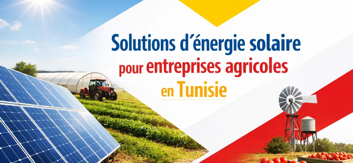 Solutions d'énergie solaire pour entreprises agricoles en Tunisie