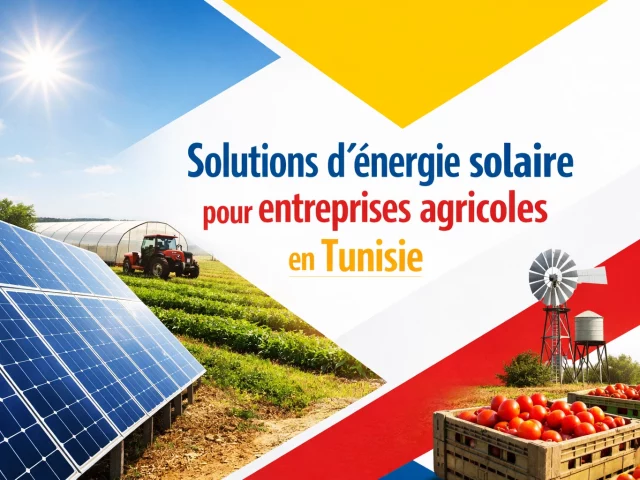 Solutions d'énergie solaire pour entreprises agricoles en Tunisie