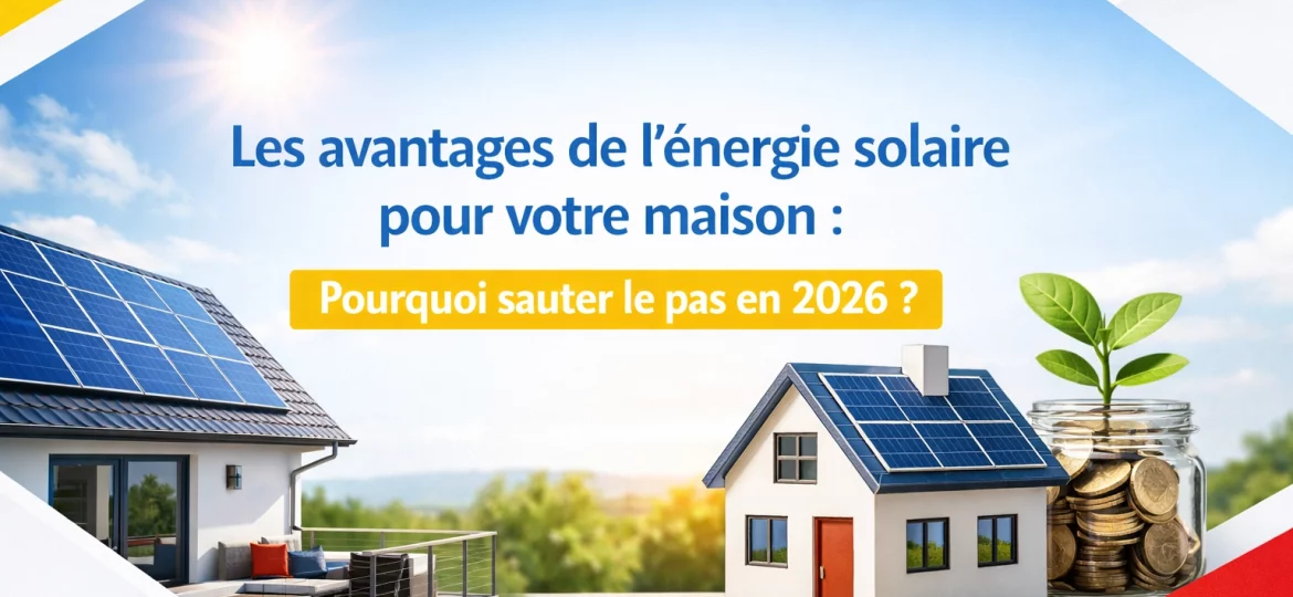 Les avantages de l'énergie solaire pour votre maison : Pourquoi sauter le pas en 2026 ?