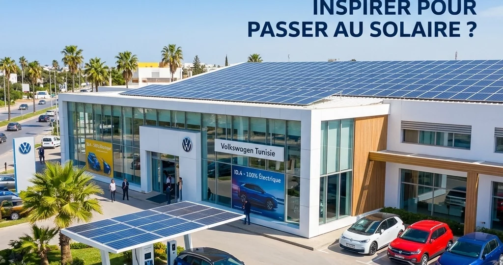 Concessions automobiles en Tunisie : Pourquoi l’exemple de Volkswagen doit vous inspirer pour passer au solaire ?