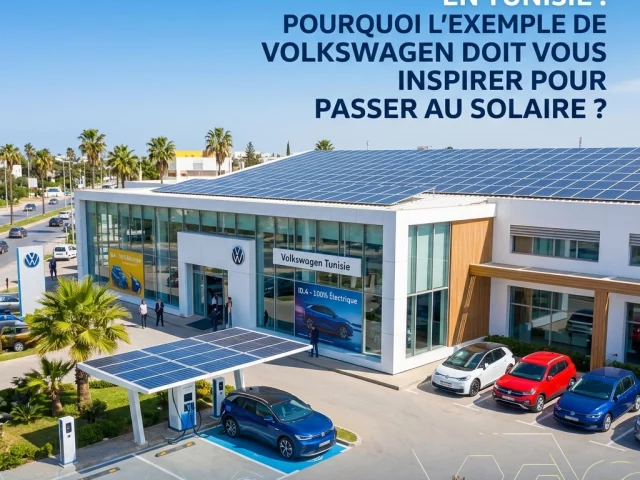 Concessions automobiles en Tunisie : Pourquoi l’exemple de Volkswagen doit vous inspirer pour passer au solaire ?