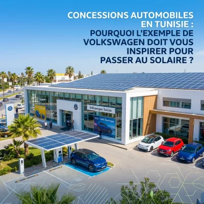 Concessions automobiles en Tunisie : Pourquoi l’exemple de Volkswagen doit vous inspirer pour passer au solaire ?