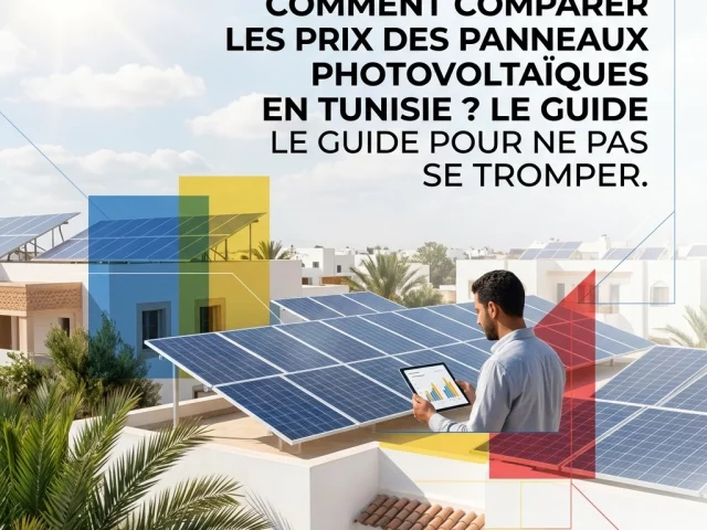 Comment comparer les prix des panneaux photovoltaïques en Tunisie ? Le guide pour ne pas se tromper.